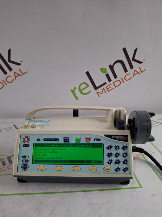 Smiths Medical Medfusion 3500 Version 3 Syringe Infusion Pump