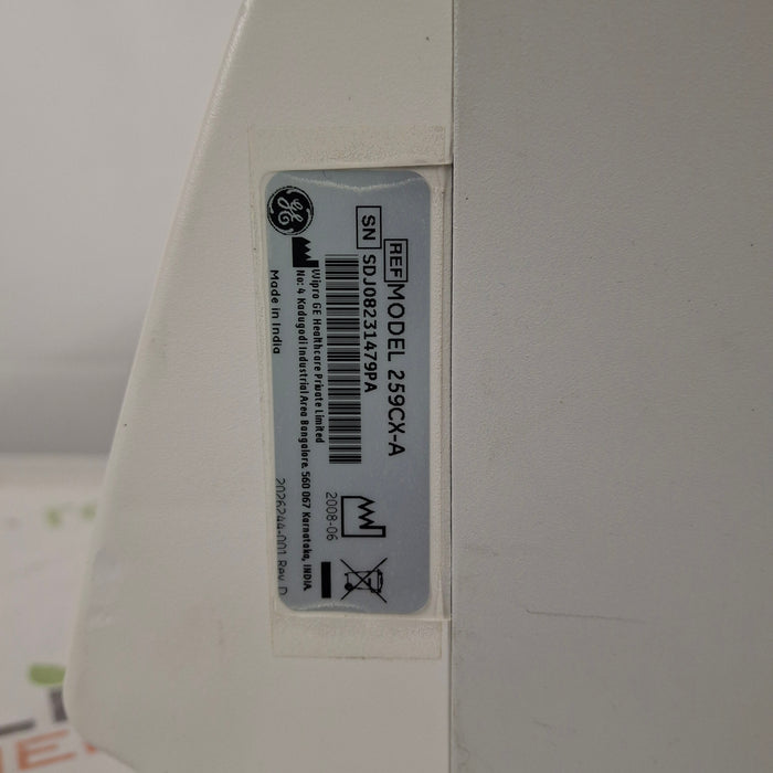 GE Healthcare Corometrics 250cx Series Model 259cx-a Fetal Monitor