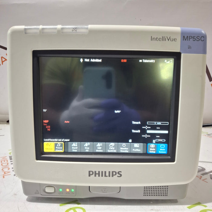 Philips IntelliVue MP5SC Fast SpO2, NIBP Spot Check Monitor