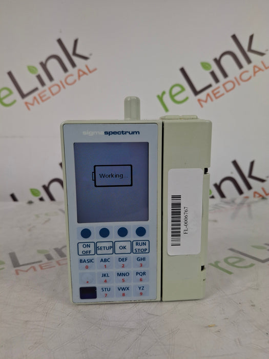 Baxter Sigma Spectrum 6.02.07 with B/G Battery Infusion Pump
