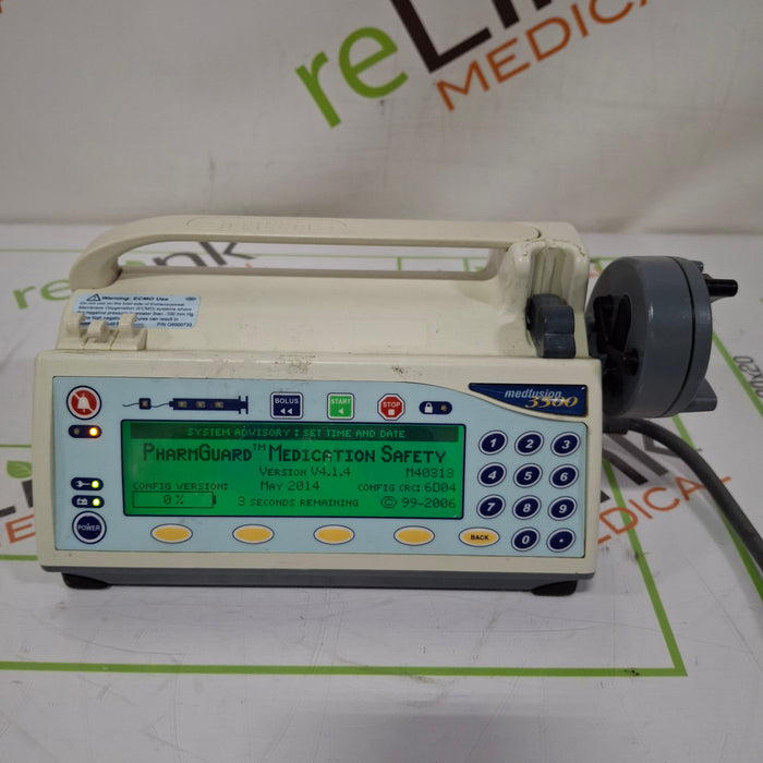 Smiths Medical Medfusion 3500 Version 4 Syringe Infusion Pump