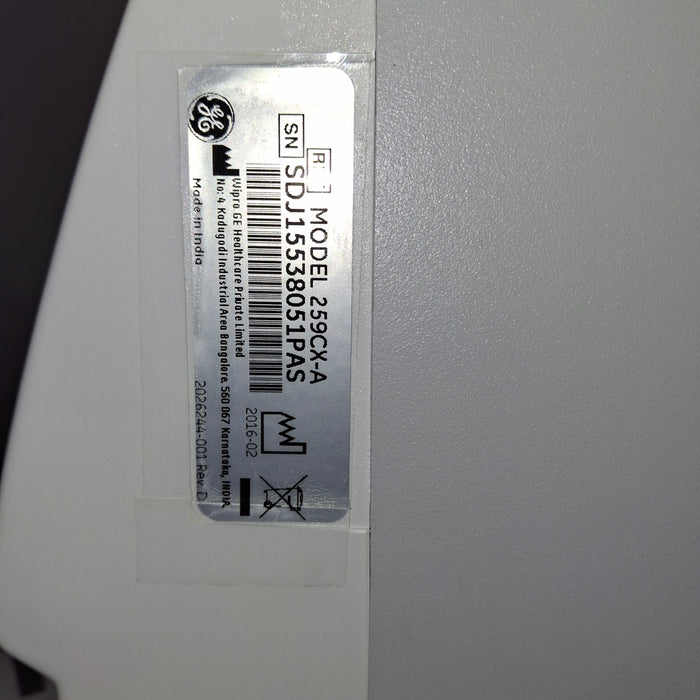 GE Healthcare Corometrics 250cx Series Model 259cx-a Fetal Monitor