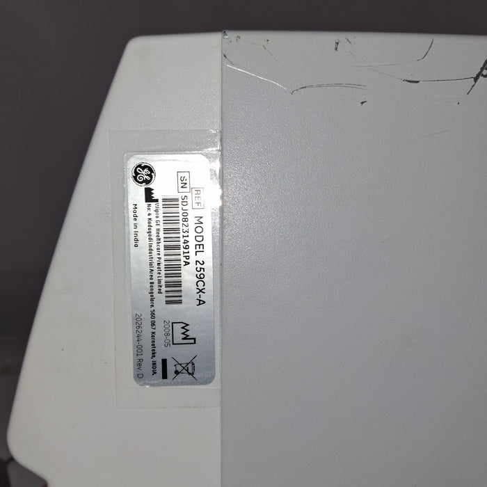 GE Healthcare Corometrics 250cx Series Model 259cx-a Fetal Monitor