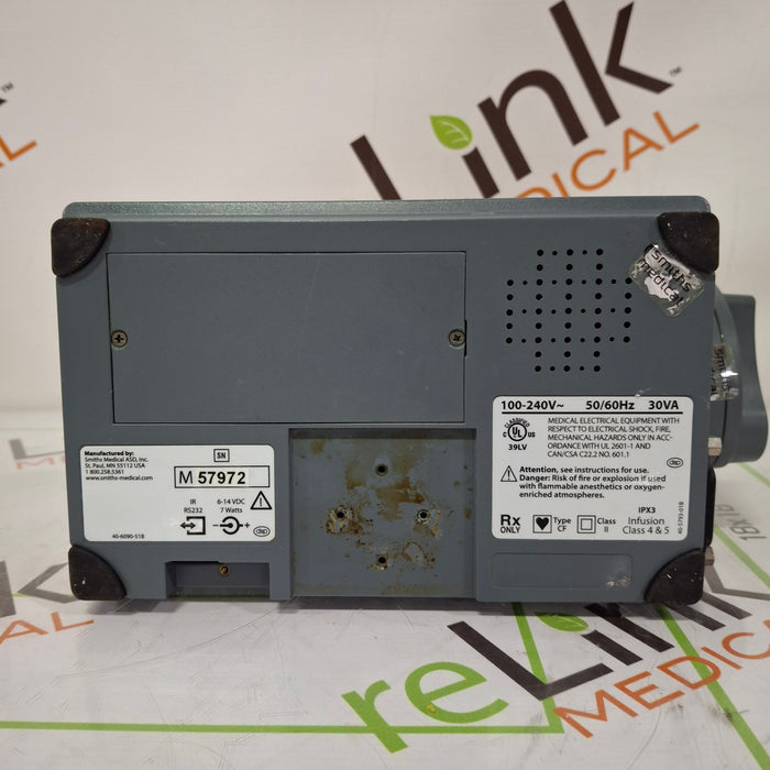 Smiths Medical Medfusion 3500 Version 5 Syringe Infusion Pump