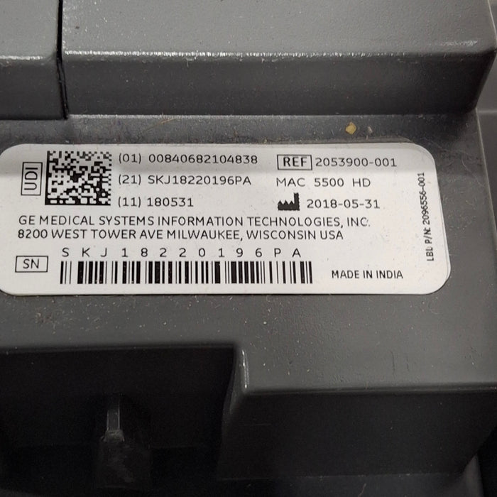 GE Healthcare MAC 5500 HD ECG without CAM Module