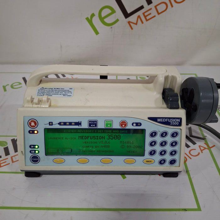 Smiths Medical Medfusion 3500 Version 3 Syringe Infusion Pump