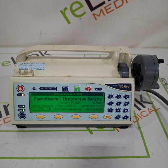 Smiths Medical Medfusion 3500 Version 5 Syringe Infusion Pump
