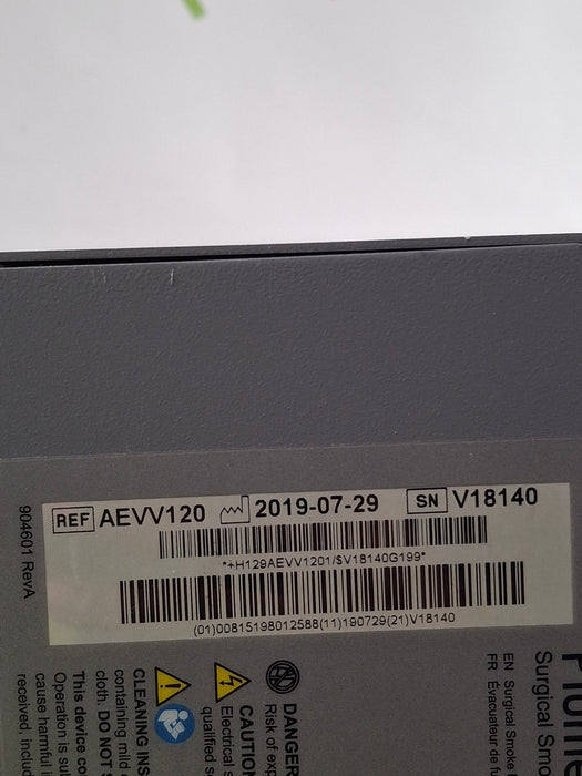 Zimmer PlumeVac AEVV120 Surgical Smoke Evacuator