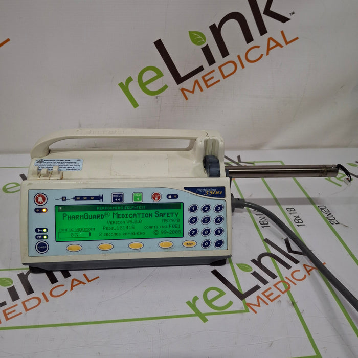 Smiths Medical Medfusion 3500 Version 5 Syringe Infusion Pump