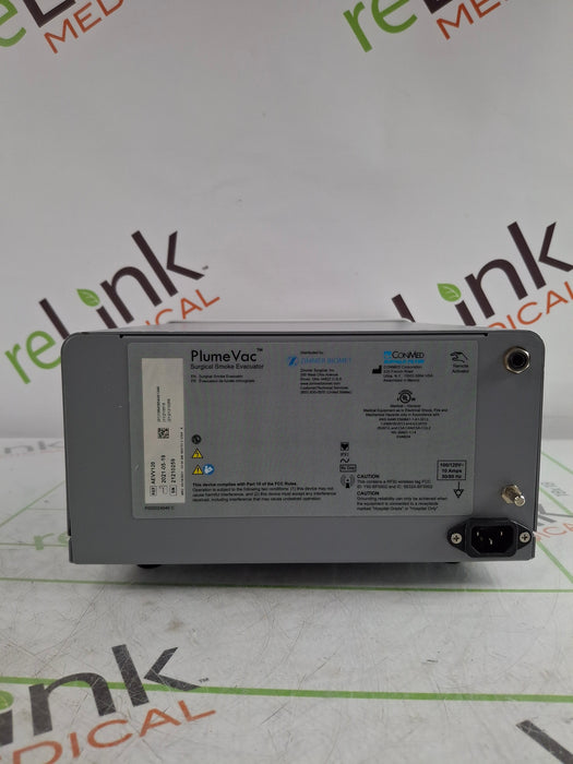 Zimmer PlumeVac AEVV120 Surgical Smoke Evacuator
