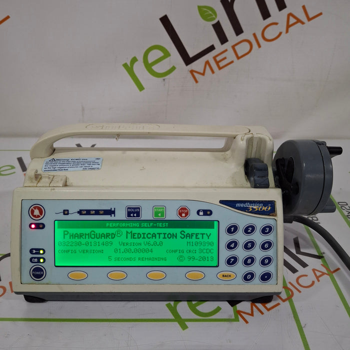 Smiths Medical Medfusion 3500 Version 6 Syringe Infusion Pump