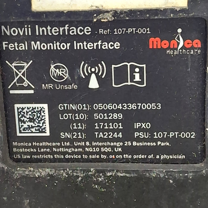 Monica Healthcare Limited 107-PT-001 Fetal Monitor