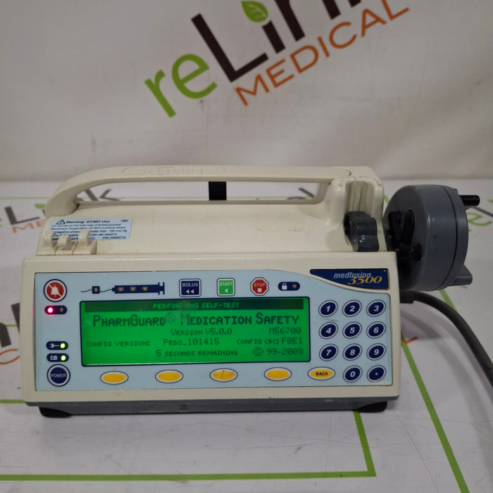 Smiths Medical Medfusion 3500 Version 5 Syringe Infusion Pump