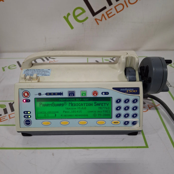 Smiths Medical Medfusion 3500 Version 5 Syringe Infusion Pump