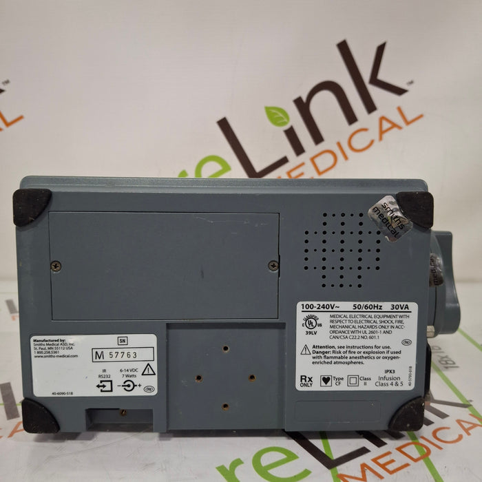 Smiths Medical Medfusion 3500 Version 5 Syringe Infusion Pump
