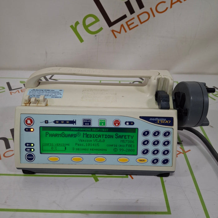 Smiths Medical Medfusion 3500 Version 5 Syringe Infusion Pump