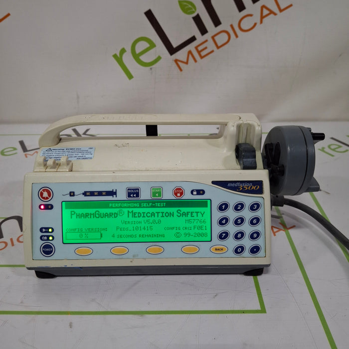 Smiths Medical Medfusion 3500 Version 5 Syringe Infusion Pump