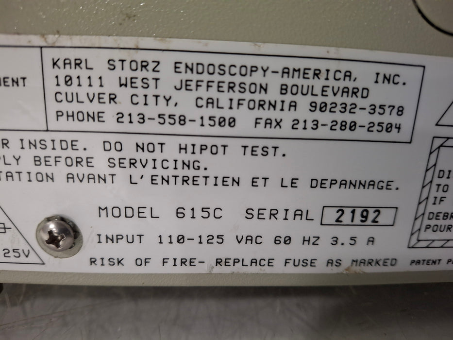 Karl Storz 615 Xenon Light Source