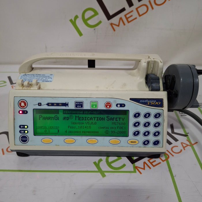 Smiths Medical Medfusion 3500 Version 5 Syringe Infusion Pump