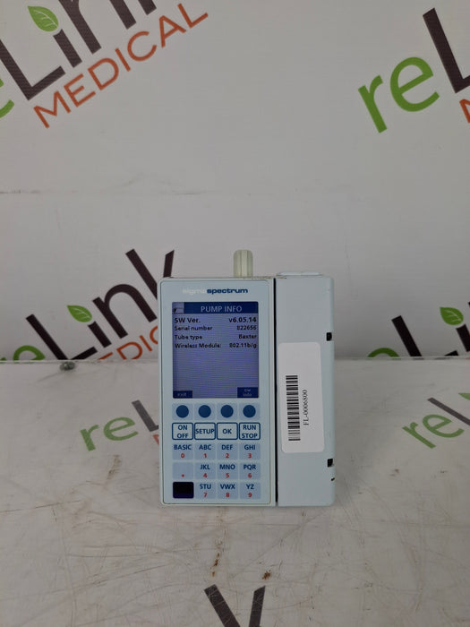 Baxter Sigma Spectrum 6.05.14 with B/G Battery Infusion Pump