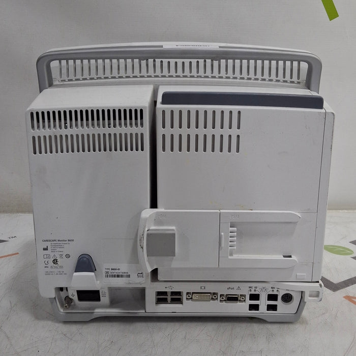 GE Healthcare Carescape B650 Critical Care Patient Monitor