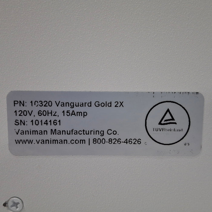 Vaniman Manufacturing Co. Vanguard Gold 2X Dust Collector
