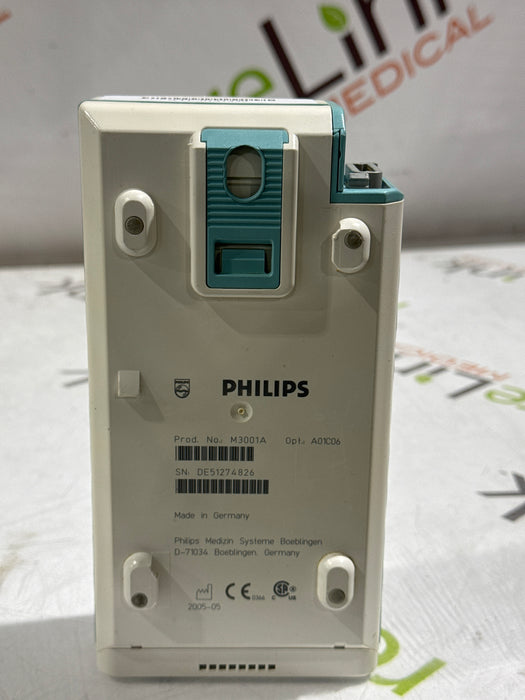 Philips M3001A-A01C06 Fast SpO2, NIBP, ECG, Temp, IBP MMS Module