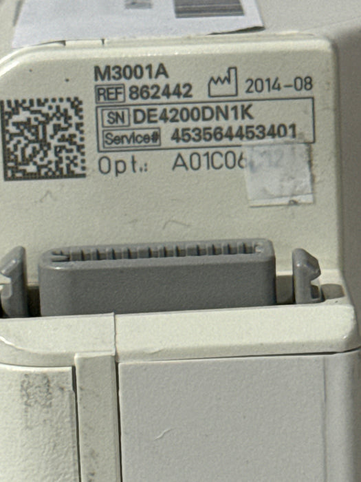 Philips M3001A-A01C06C12 Fast SpO2, NIBP, 12 lead ECG, Temp, IBP MMS Module