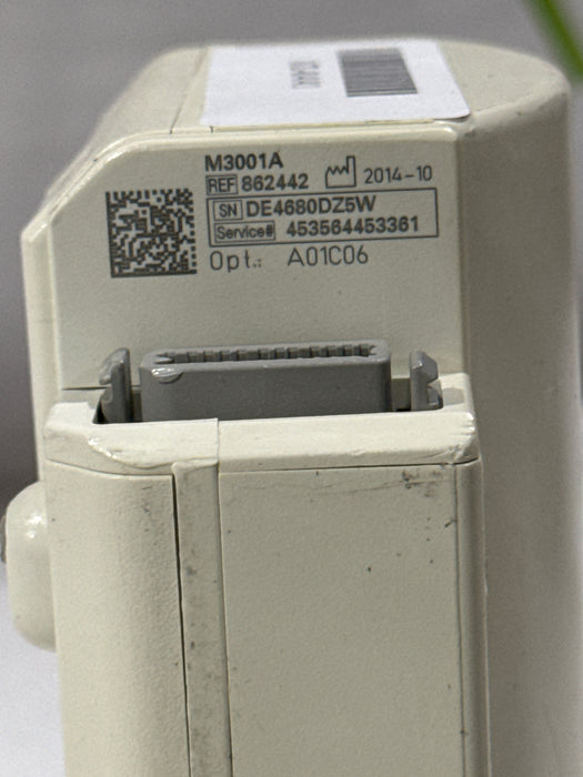 Philips M3001A-A01C06 Fast SpO2, NIBP, ECG, Temp, IBP MMS Module