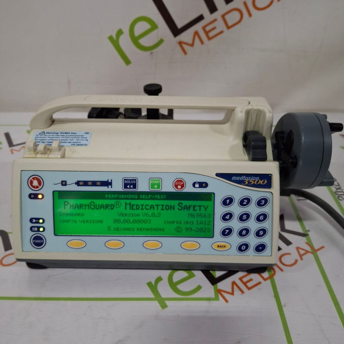 Smiths Medical Medfusion 3500 Version 6 Syringe Infusion Pump