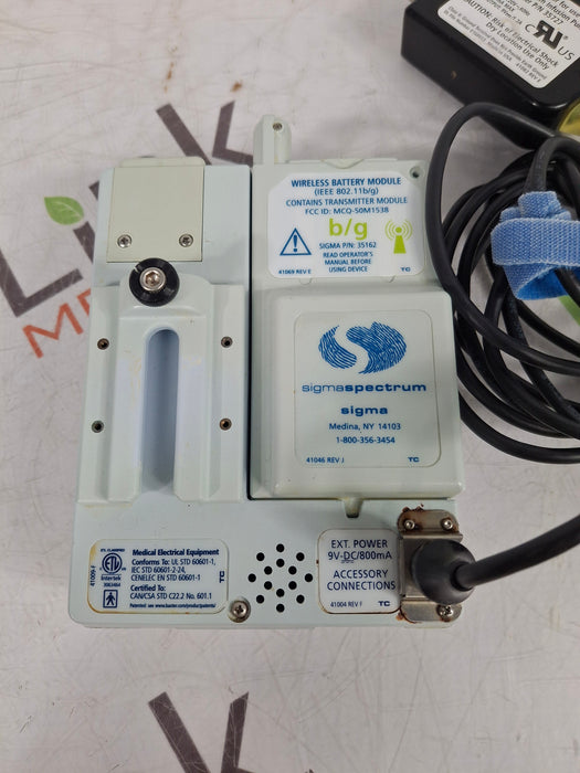 Baxter Sigma Spectrum 6.05.14 with B/G Battery Infusion Pump