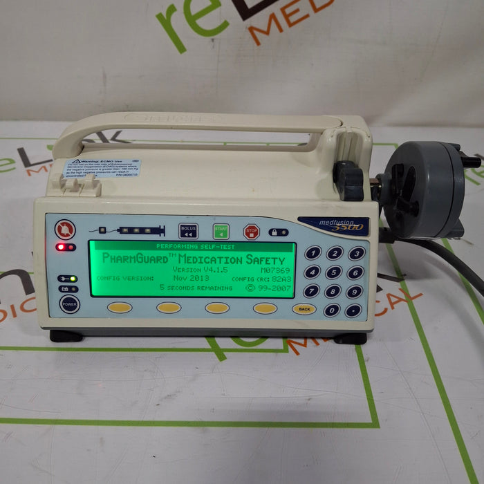 Smiths Medical Medfusion 3500 Version 4 Syringe Infusion Pump