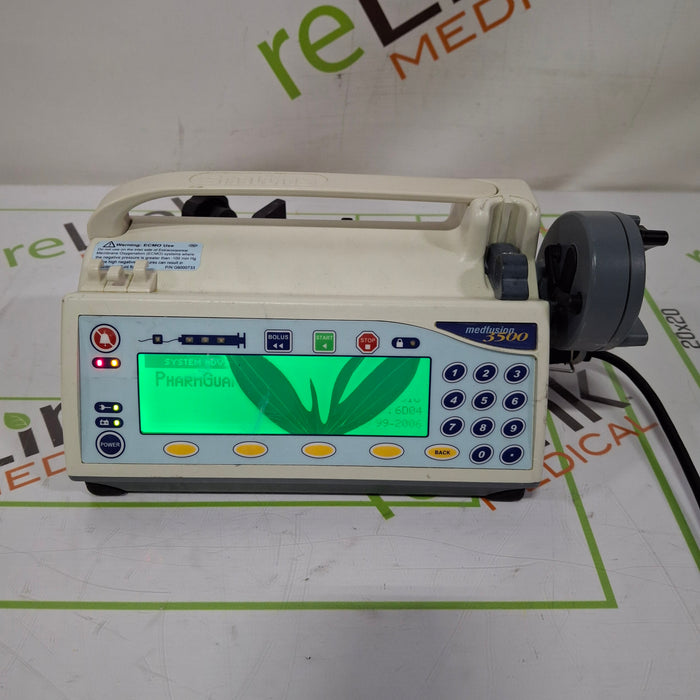 Smiths Medical Medfusion 3500 Version 5 Syringe Infusion Pump