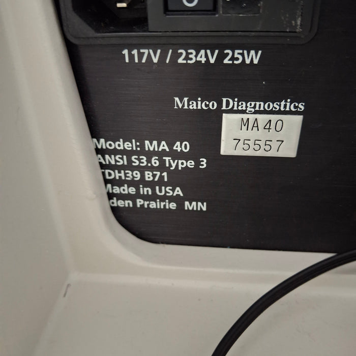 Maico MA 40 Audiometer