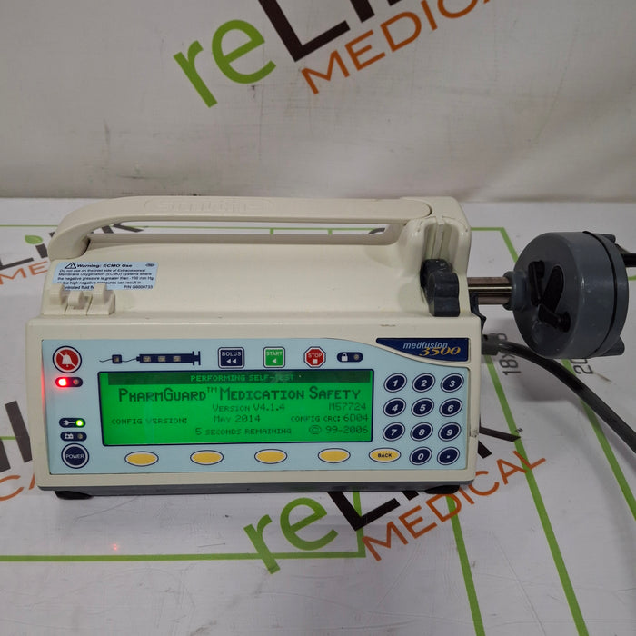 Smiths Medical Medfusion 3500 Version 4 Syringe Infusion Pump