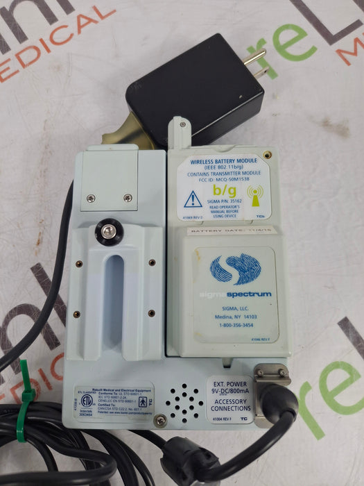 Baxter Sigma Spectrum 6.05.14 with B/G Battery Infusion Pump