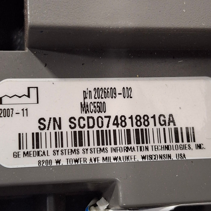 GE Healthcare MAC 5500 ECG without CAM Module