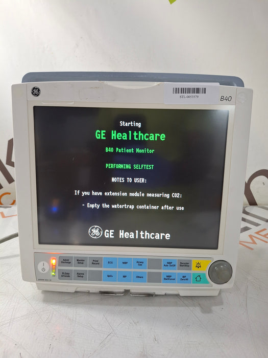 GE Healthcare B40 Patient Monitor