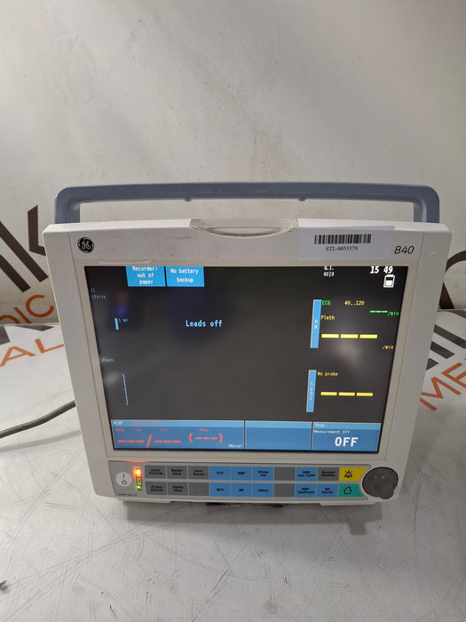 GE Healthcare B40 Patient Monitor