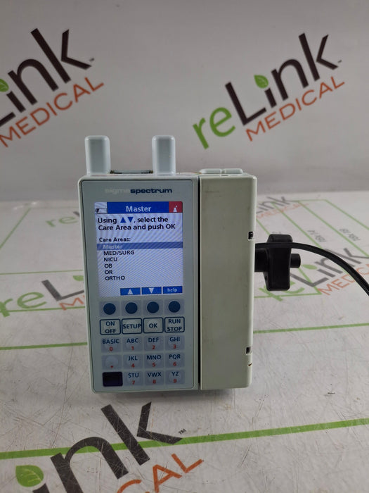 Baxter Sigma Spectrum 6.02.07 with A/B/G/N Battery Infusion Pump