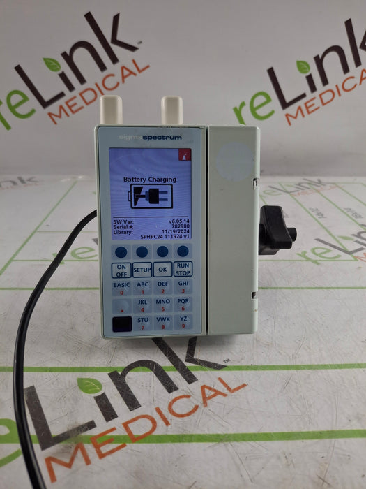 Baxter Sigma Spectrum 6.05.14 with A/B/G/N Battery Infusion Pump
