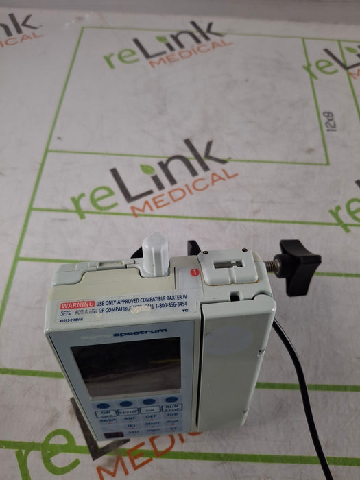 Baxter Sigma Spectrum 6.05.14 with B/G Battery Infusion Pump