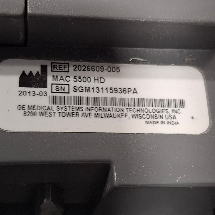 GE Healthcare MAC 5500 HD ECG without CAM Module