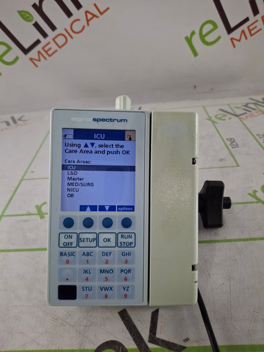 Baxter Sigma Spectrum 6.05.14 with B/G Battery Infusion Pump