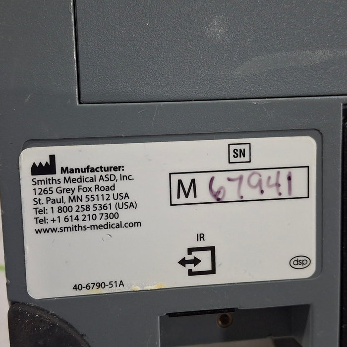 Smiths Medical Medfusion 3500 Version 6 Syringe Infusion Pump