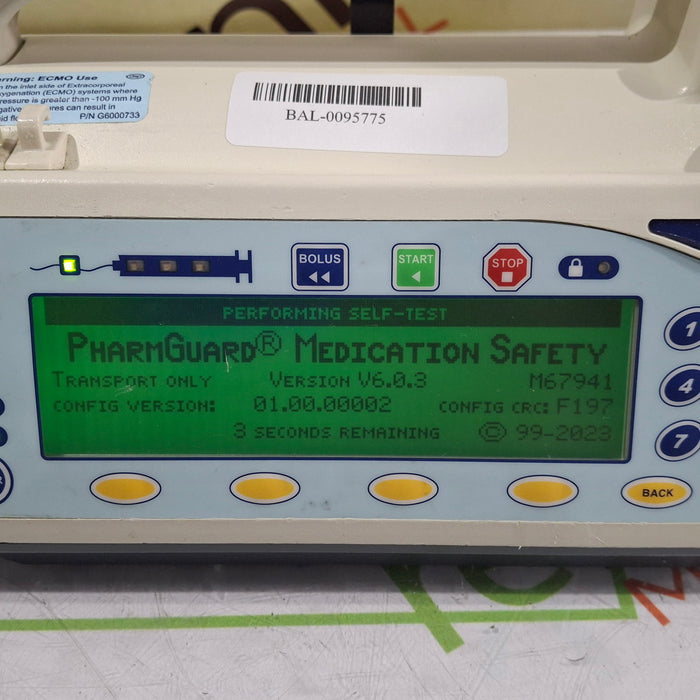 Smiths Medical Medfusion 3500 Version 6 Syringe Infusion Pump