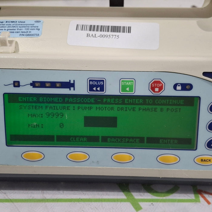 Smiths Medical Medfusion 3500 Version 6 Syringe Infusion Pump