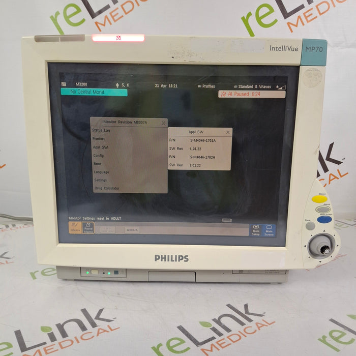 Philips IntelliVue MP70 Patient Monitor