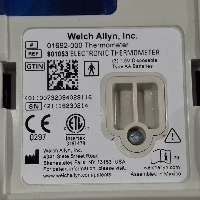 Welch Allyn SureTemp Plus 692 Thermometer
