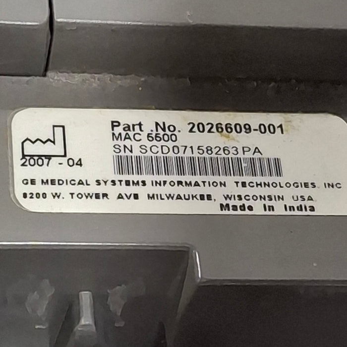 GE Healthcare MAC 5500 ECG without CAM Module